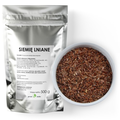 Siemię lniane brązowe